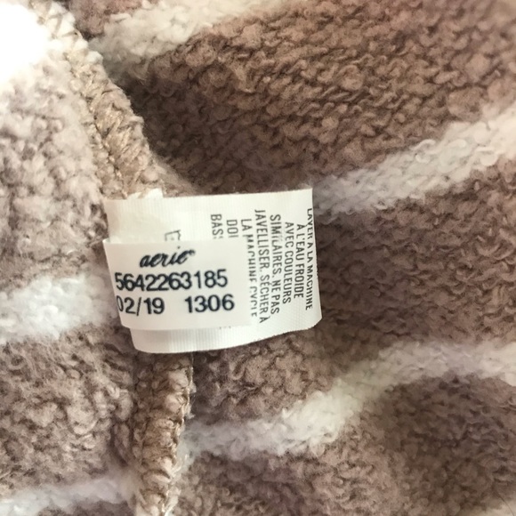 Aerie Halter Striped Sweatshirt Tank Top - Picture 12 of 12